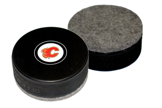 Calgary Flames Autograph Series Hockey Puck Board Eraser For Chalk & Whiteboards