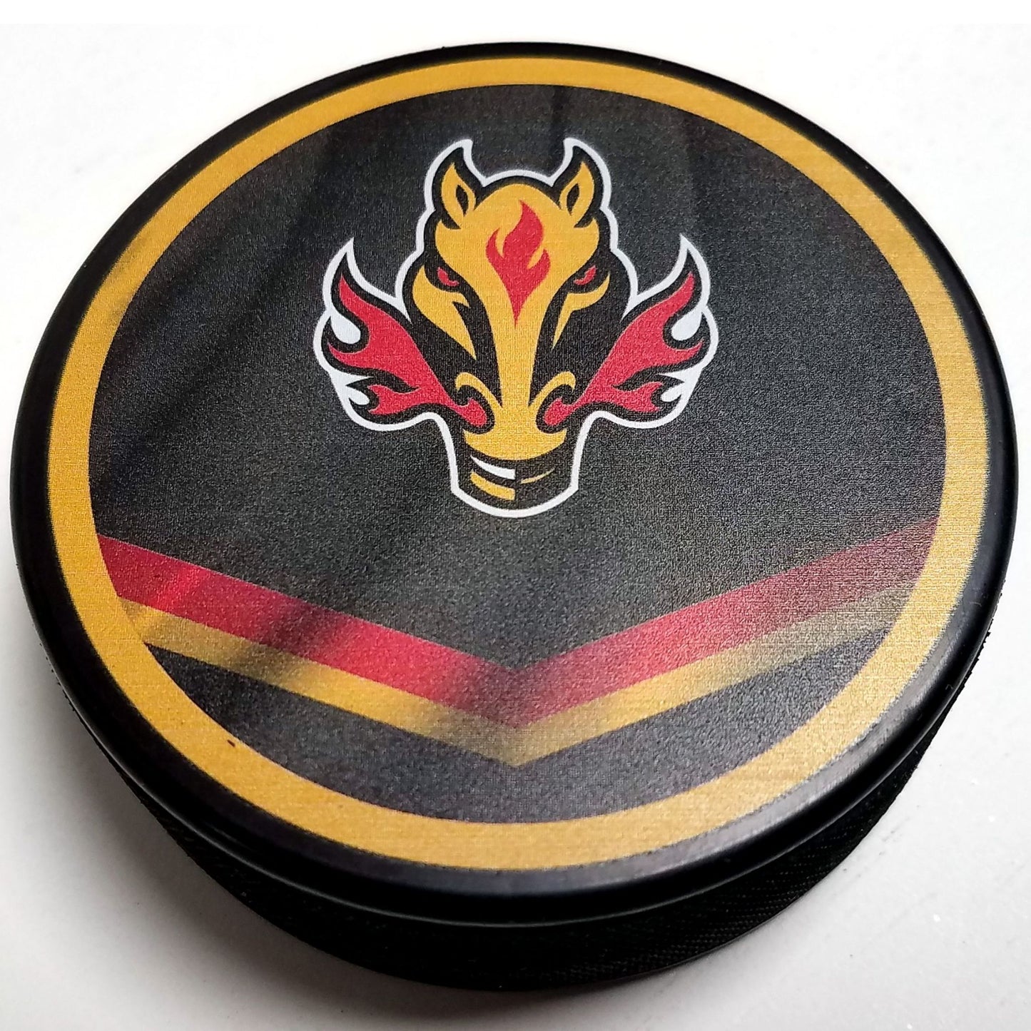 Calgary Flames Reverse Retro Series Collectible Hockey Puck