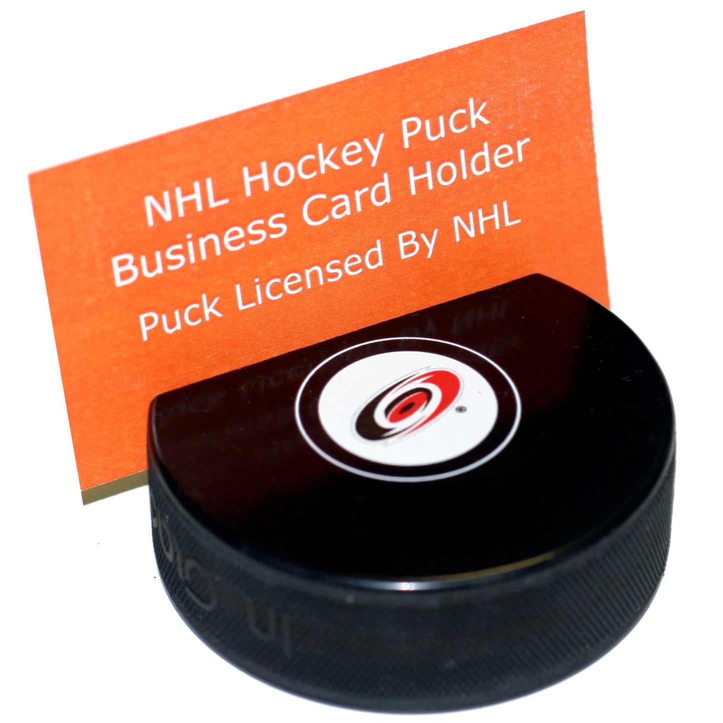 Carolina Hurricanes Autograph Series Hockey Puck Business Card Holder