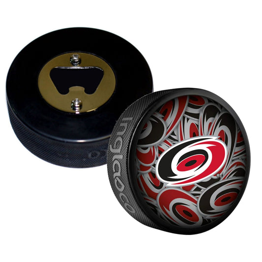 Carolina Hurricanes Clone Series Hockey Puck Bottle Opener