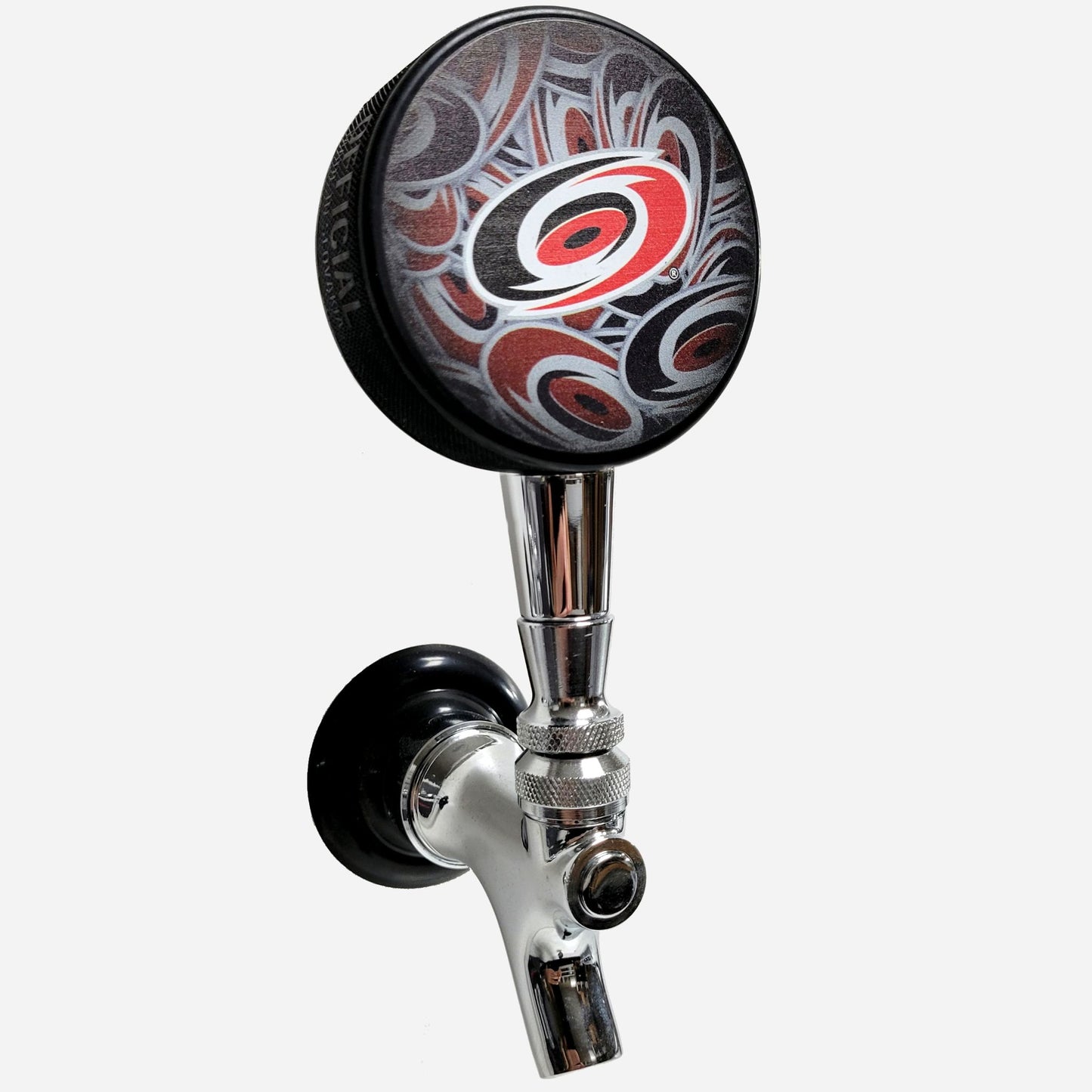 Carolina Hurricanes Clone Series Hockey Puck Beer Tap Handle