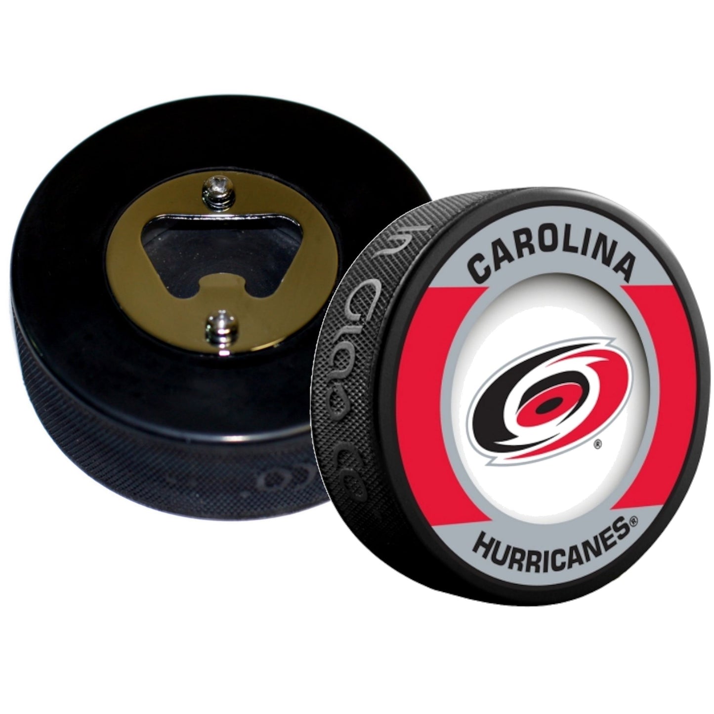 Carolina Hurricanes Retro Series Hockey Puck Bottle Opener