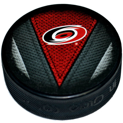 Carolina Hurricanes Stitch Series Collectible Hockey Puck