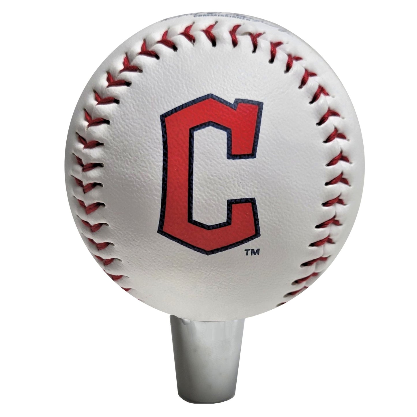 Columbus Blue Jackets Hockey Puck And Cleveland Indians Baseball Beer Tap Handle Set