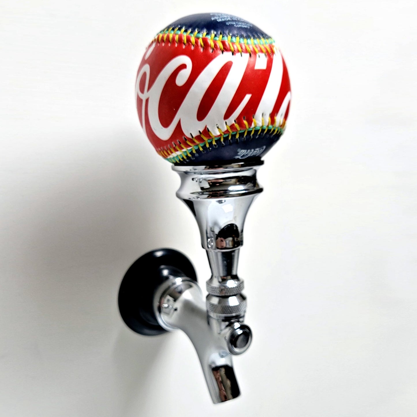 Coca Cola Colorful Baseball Tavern Series Beer Tap Handle