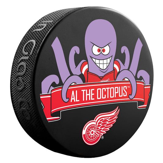 Detroit Red Wings Mascot Series Al The Octopus Collectible Hockey Puck