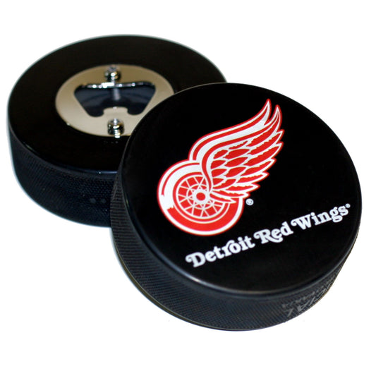 Detroit Red Wings Basic Series Hockey Puck Bottle Opener