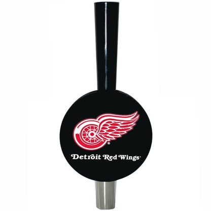 Detroit Red Wings Tall-Boy Hockey Puck Beer Tap Handle