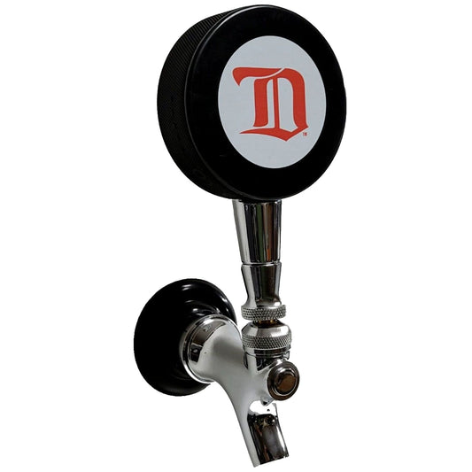 Detroit Red Wings Vintage Series NHL Hockey Puck Beer Tap Handle