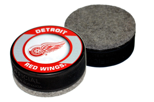Detroit Red Wings Retro Series Hockey Puck Board Eraser For Chalk & Whiteboards