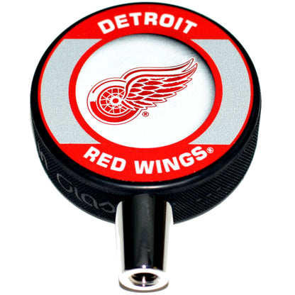 Detroit Red Wings Retro Series Hockey Puck Beer Tap Handle