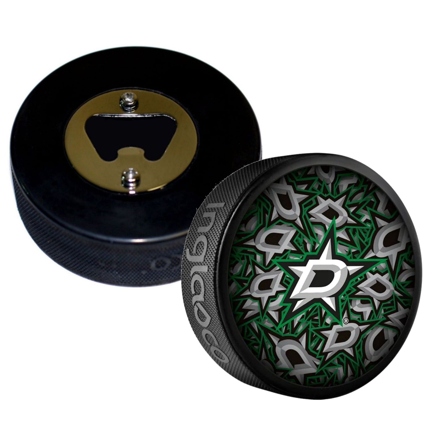 Dallas Stars Clone Series Hockey Puck Bottle Opener