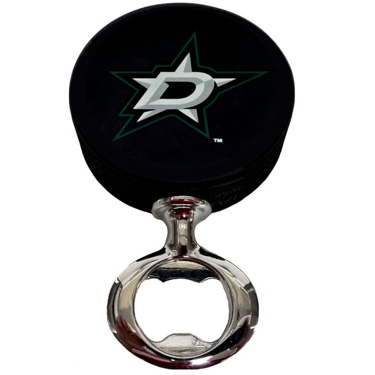 Dallas Stars FULCRUM Series Hockey Puck Bottle Opener