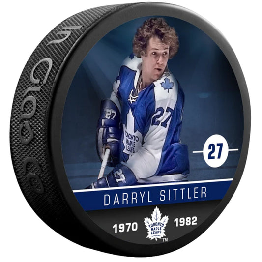 Darryl Sittler Toronto Maple Leafs 'The Alumni' Player Series Souvenir Collector Hockey Puck