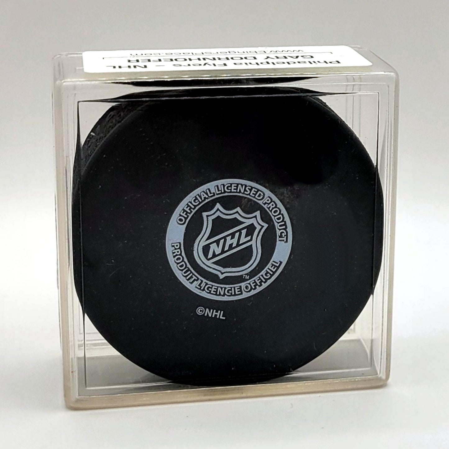 Philadelphia Flyers Gary Dornhoefer Autographed Hockey Puck With COA