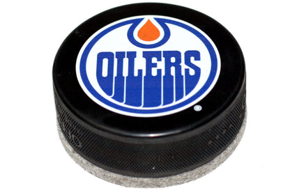 Edmonton Oilers Basic Series Hockey Puck Board Eraser For Chalk & Whiteboards