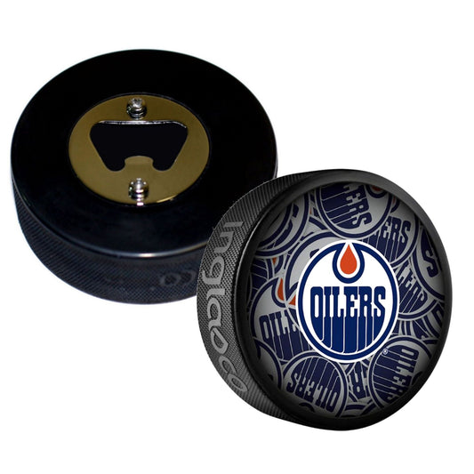 Edmonton Oilers Clone Series Hockey Puck Bottle Opener