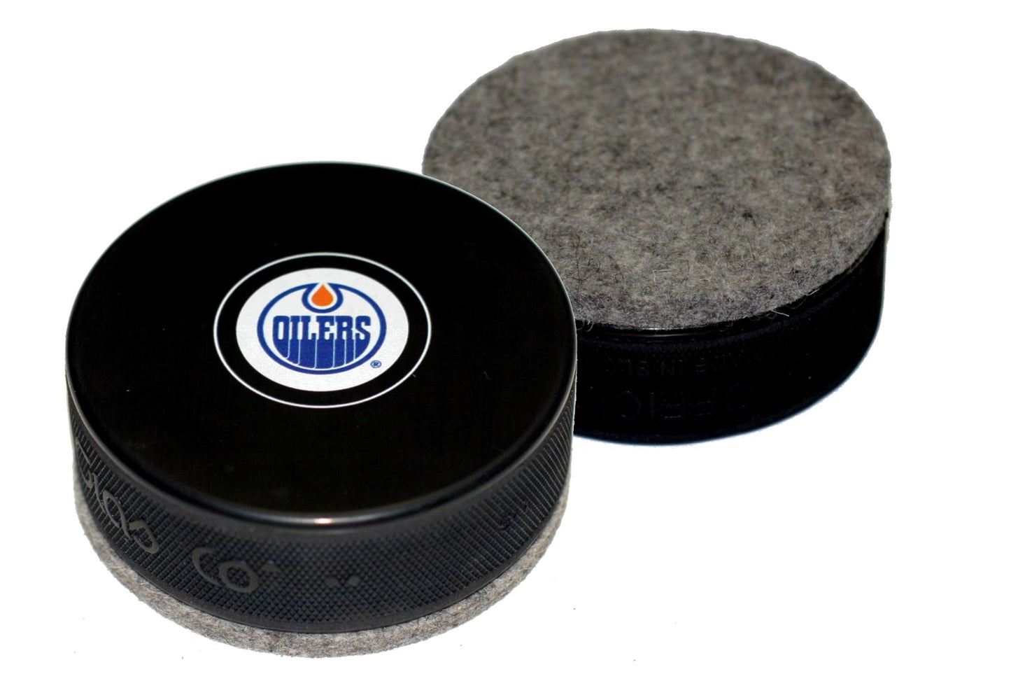 Edmonton Oilers Autograph Series Hockey Puck Board Eraser For Chalk and Whiteboards