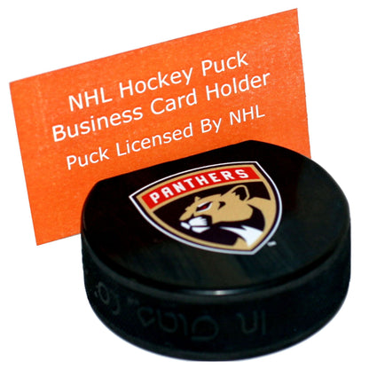 Florida Panthers Basic Series Hockey Puck Business Card Holder