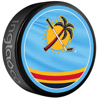 Florida Panthers Reverse Retro Series Collectible Hockey Puck- 2023 Release