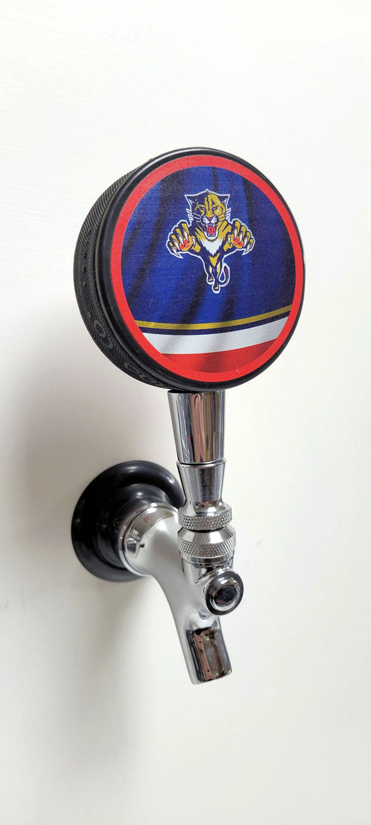 Florida Panthers Reverse Series Hockey Puck Beer Tap Handle