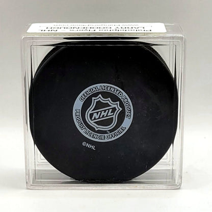 Philadelphia Flyers Larry Goodenough Autographed Hockey Puck With COA