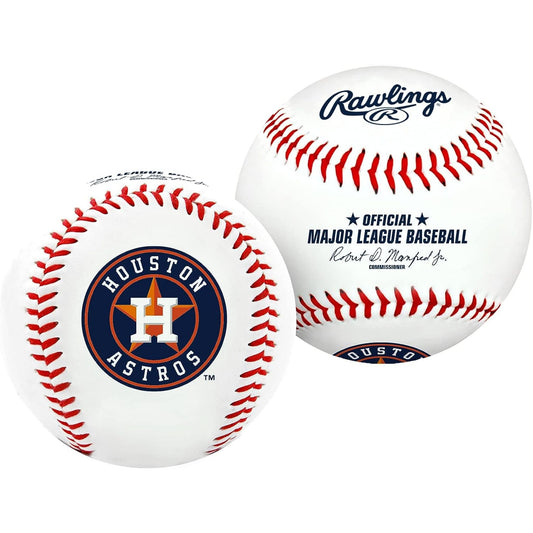 Houston Astros Collectible MLB Logo Baseball