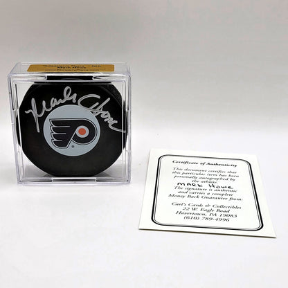 Philadelphia Flyers Mark Howe Autographed Hockey Puck With COA