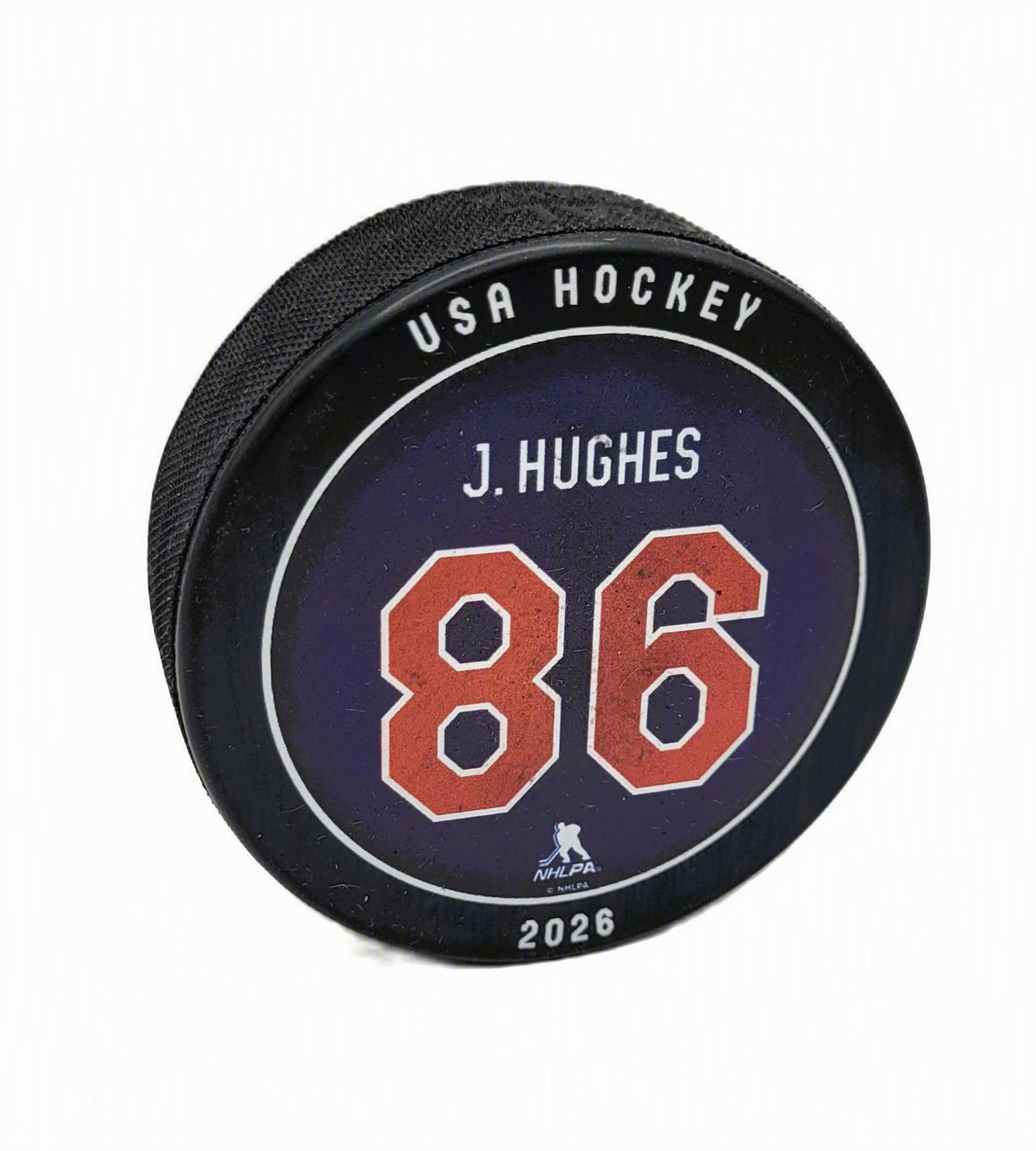 Jack Hughes 2026 Team USA Collectible Hockey Puck