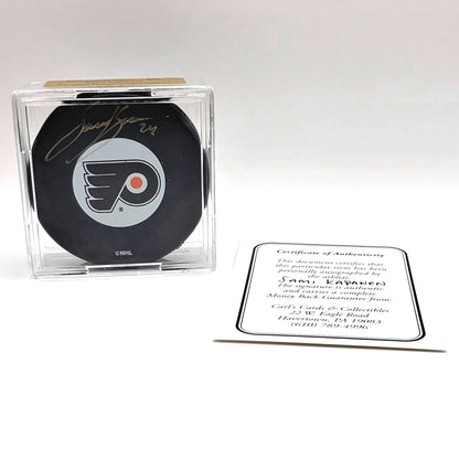 Philadelphia Flyers Sami Kapanen Autographed Hockey Puck With COA