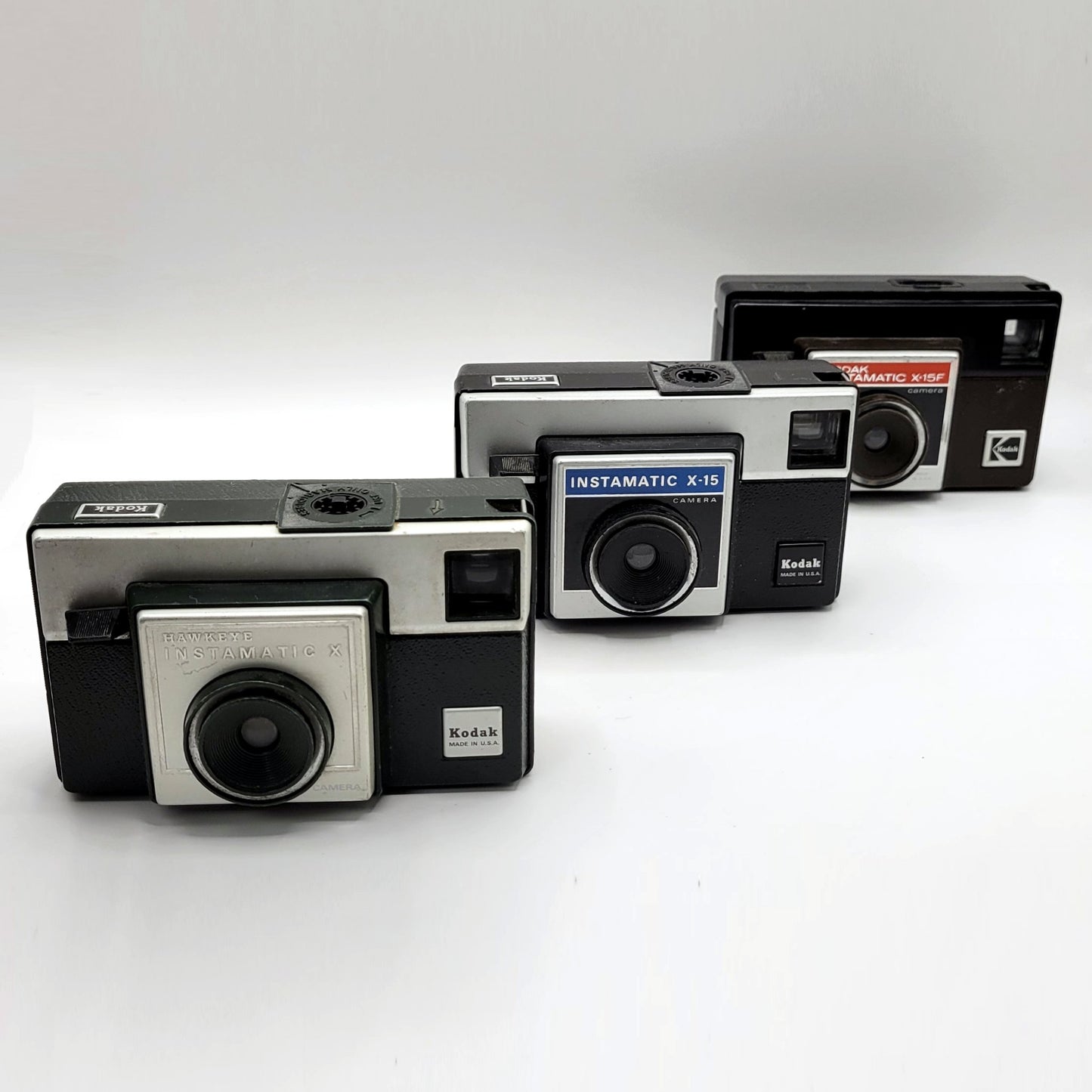 Kodak Instamatic X Series Collectible Film Camera Lot Of 3