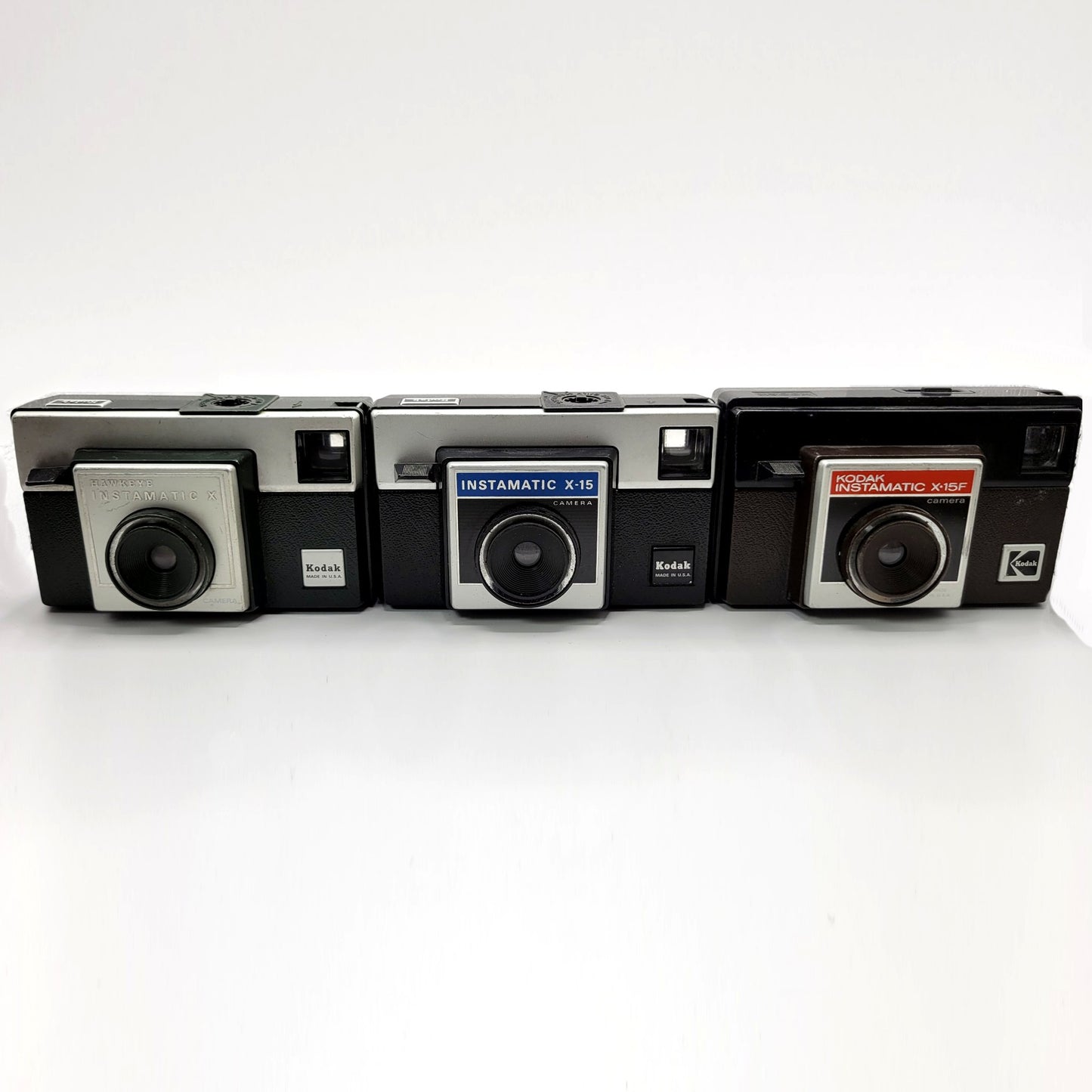 Kodak Instamatic X Series Collectible Film Camera Lot Of 3