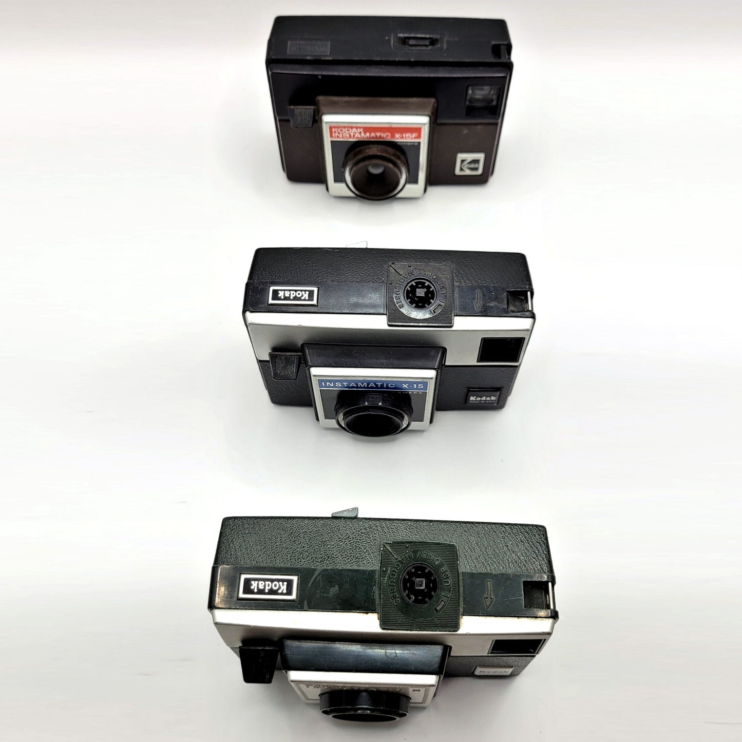 Kodak Instamatic X Series Collectible Film Camera Lot Of 3