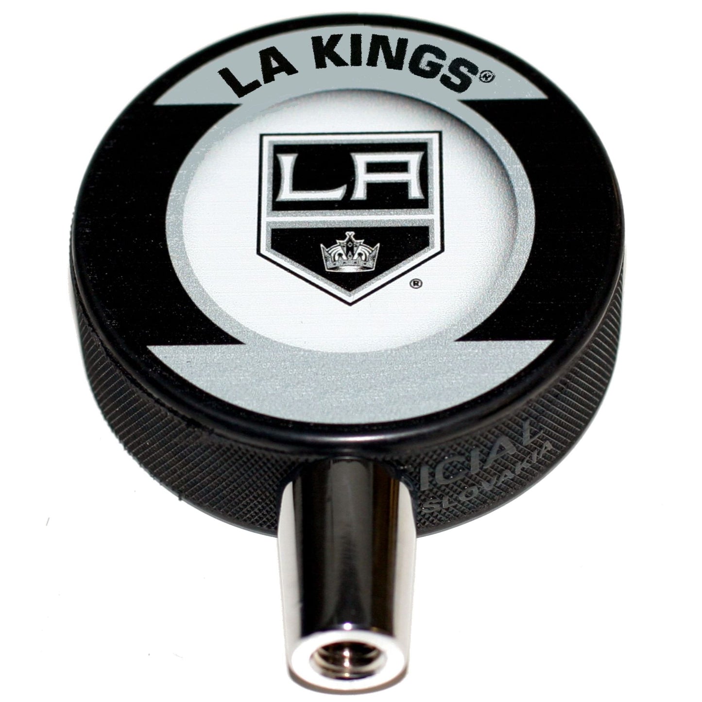 Los Angeles Kings Retro Series Hockey Puck Beer Tap Handle