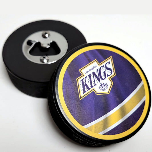 Los Angeles Kings Reverse Series Hockey Puck Bottle Opener