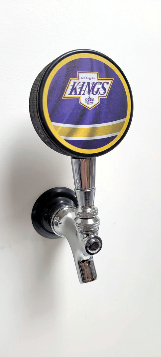 Los Angeles Kings Reverse Series Hockey Puck Beer Tap Handle