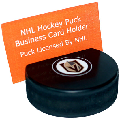 Vegas Golden Knights Autograph Series Hockey Puck Business Card Holder