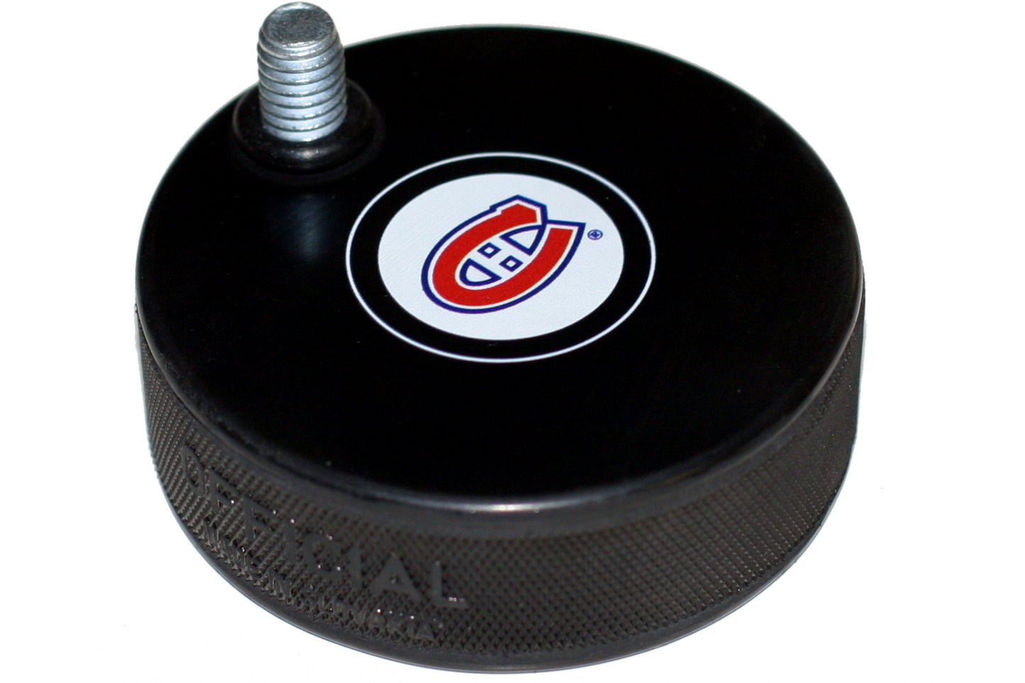 Montreal Canadiens Hockey Puck Beer Tap Handle Display