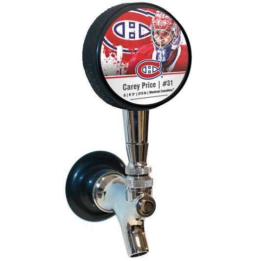 Montreal Canadiens Carey Price Hockey Puck Beer Tap Handle