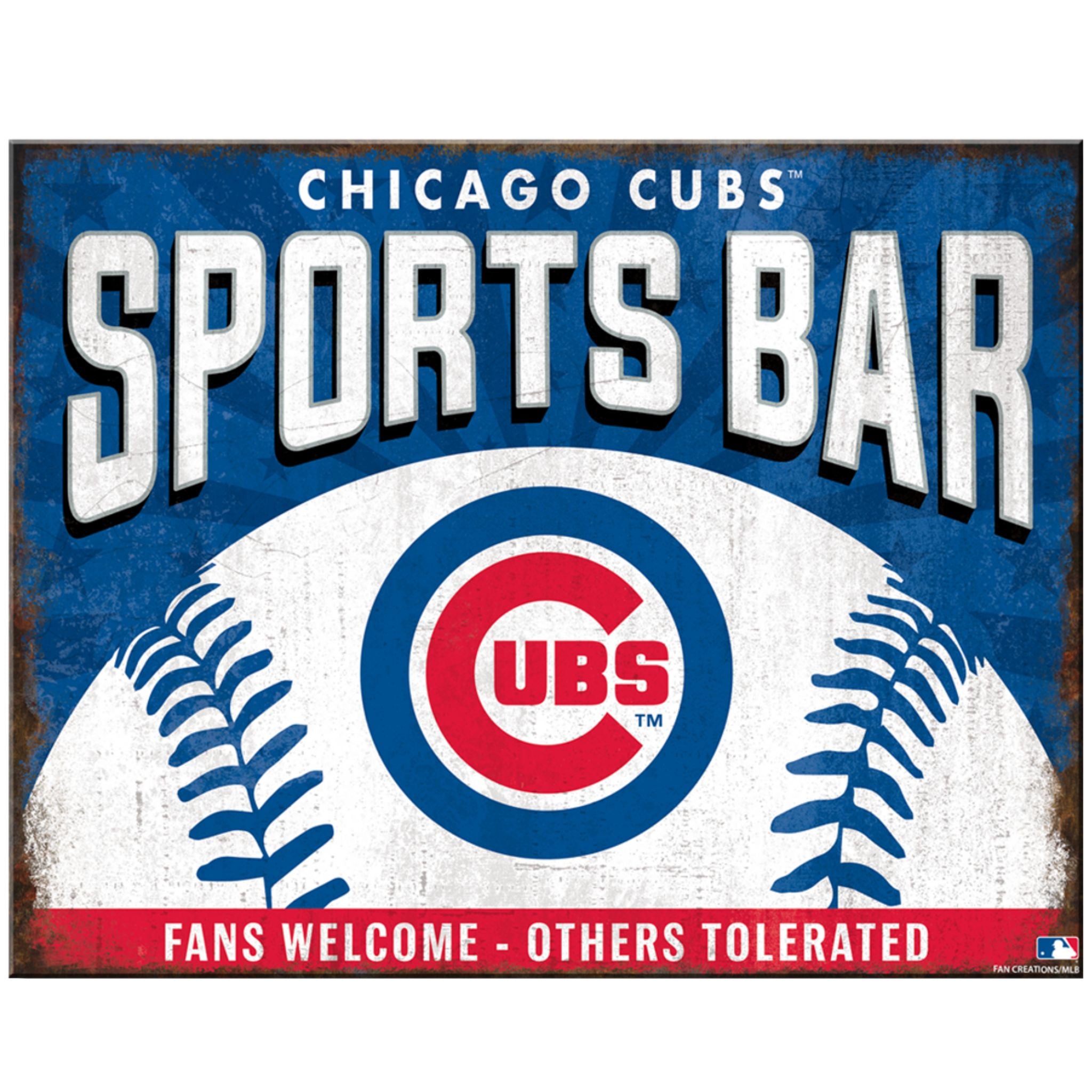 Cubs Inning Sign Chicago Cubs MLB Sports Bar Metal Sign – EBINGERS PLACE