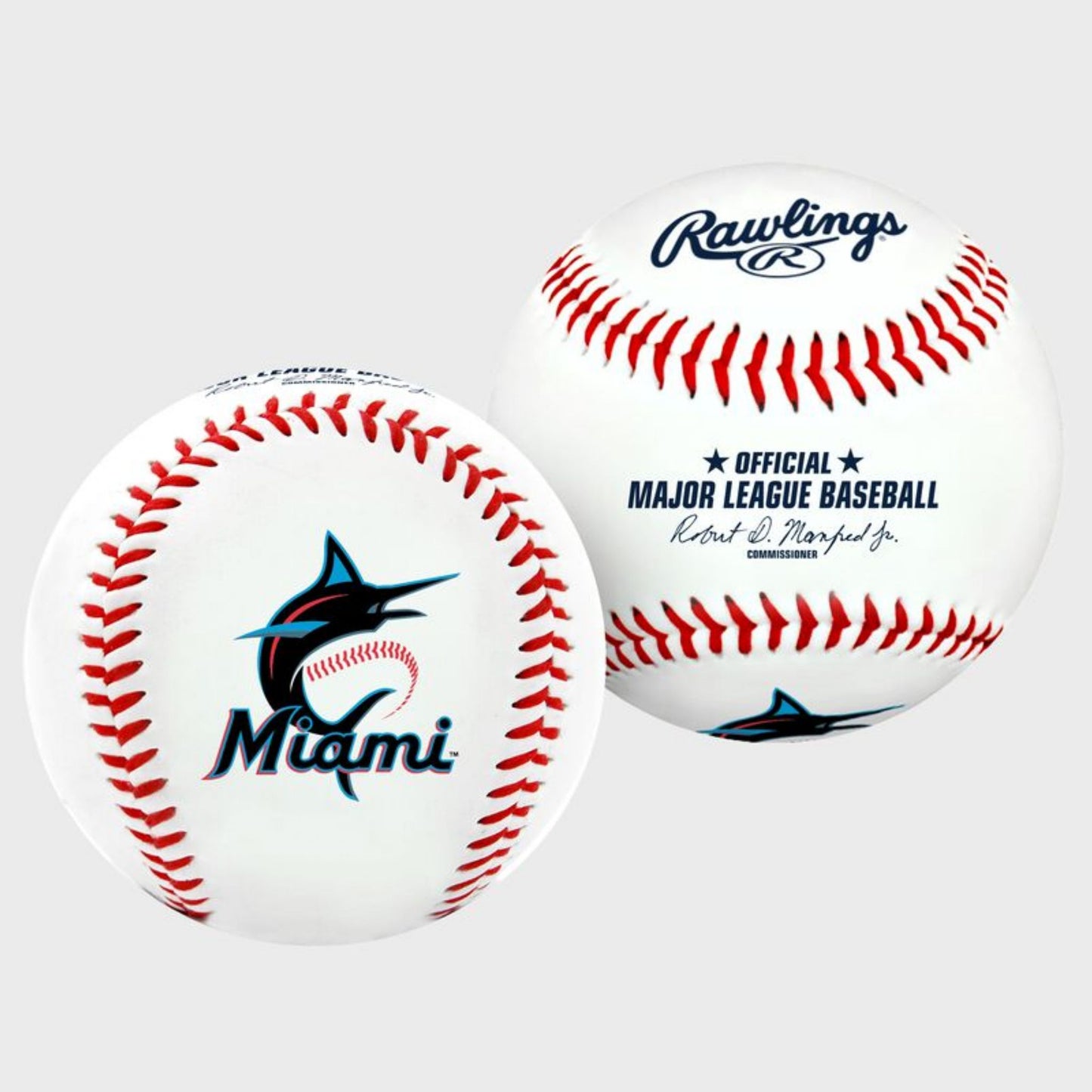 Miami Marlins Collectible MLB Logo Baseball