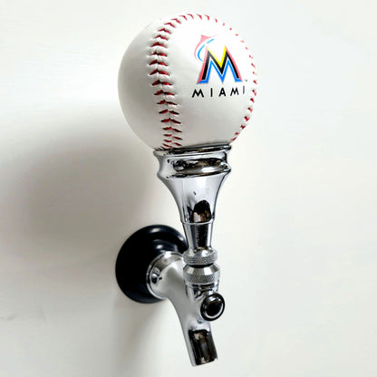 Miami Marlins Throwback Logo Tavern Series Licensed Baseball Beer Tap Handle