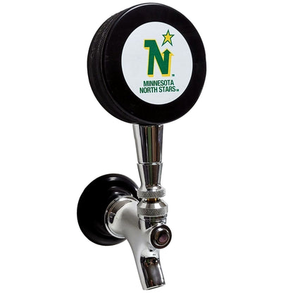 Minnesota Northstars Vintage Series NHL Hockey Puck Beer Tap Handle