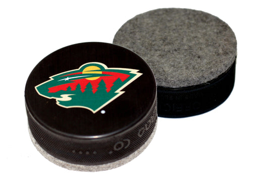 Minnesota Wild Basic Series Hockey Puck Board Eraser For Chalk & Whiteboards