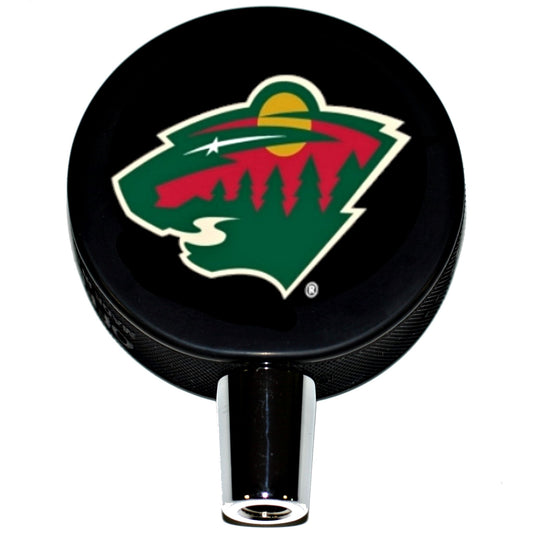 Minnesota Wild Basic Series Hockey Puck Beer Tap Handle