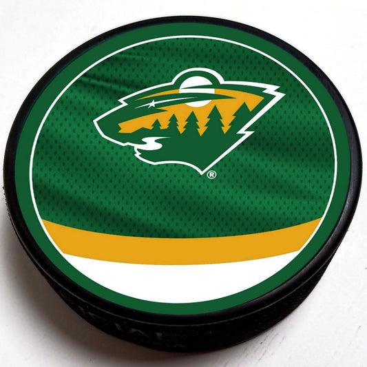 Minnesota Wild Reverse Retro Series Collectible Hockey Puck- 2023 Release