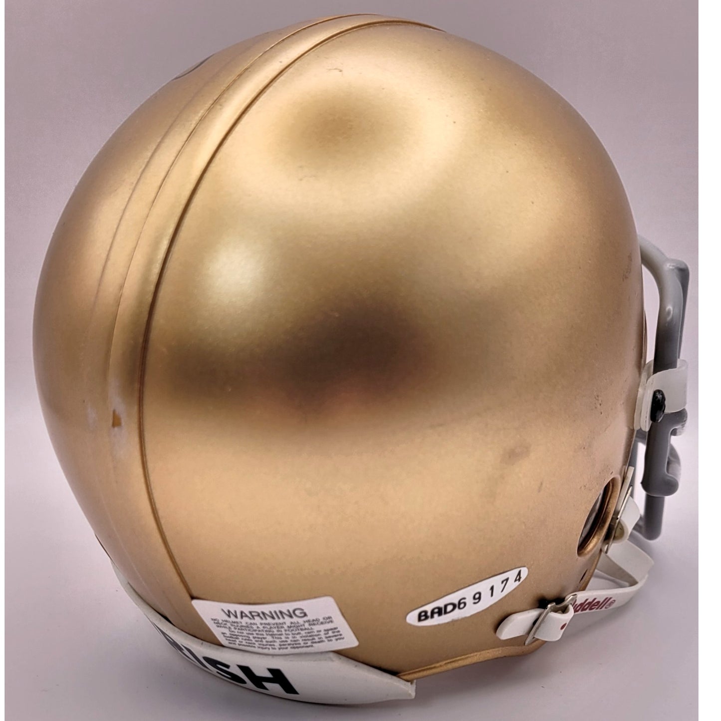 Notre Dame Fighting Irish Joe Montana Autographed Mini Football Helmet w/ COA