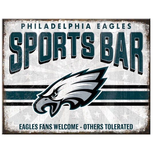 Philadelphia Eagles NFL Sports Bar Metal Sign