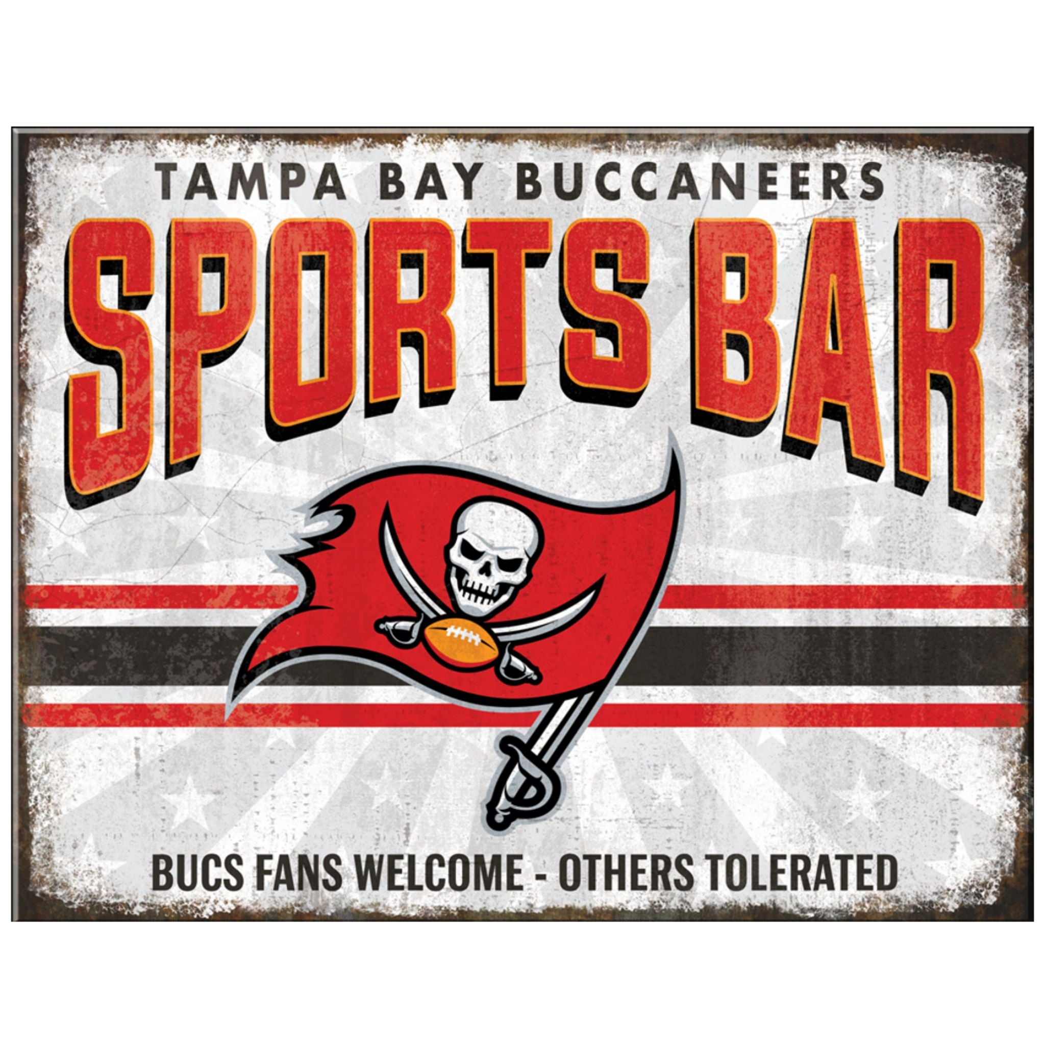 Buccaneers Sign Tampa Bay Buccaneers NFL Sports Bar Metal Sign – EBINGERS PLACE