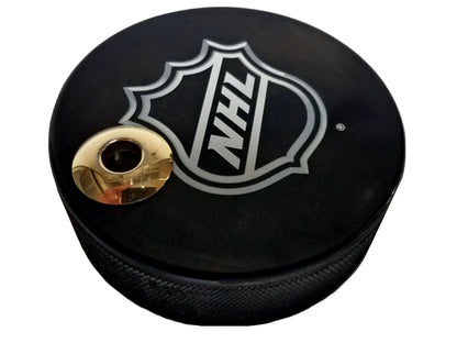 NHL Logo Series Artisan Hockey Puck Desk Pen Holder
